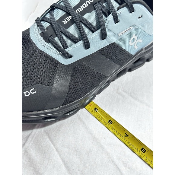 On Cloudrunner Waterproof Men\'s Size 11.5 - Black | Tide NIB Blue main image 8